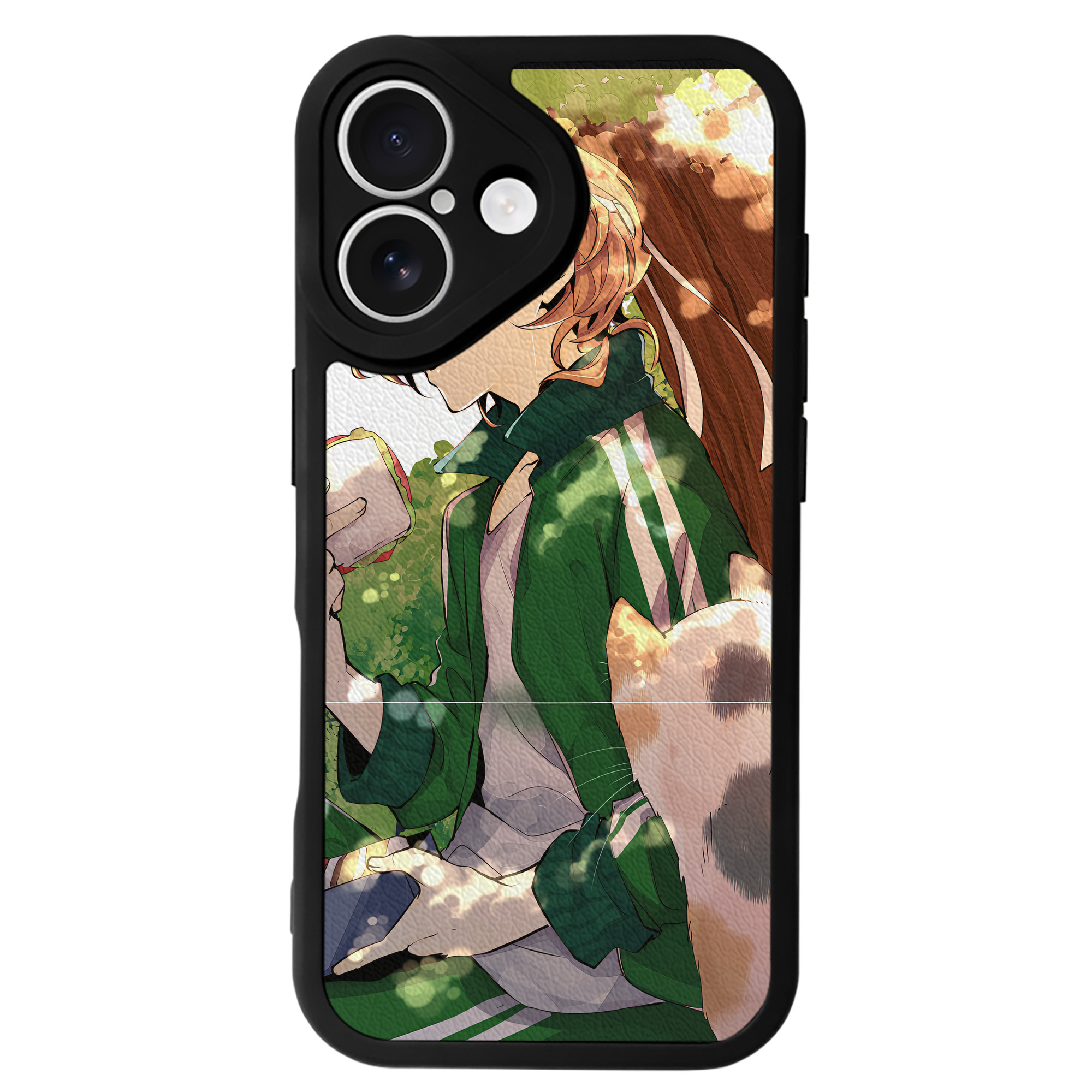 （画像用） 文豪ストレイドッグス Bungo Stray Dogs 【iPhone 16シリーズ対応】シリコンスマホケース（レザー調） 材質：シリコン